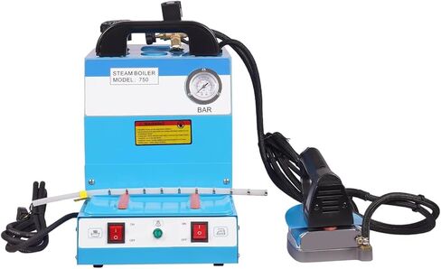 مكواة بخار كهربائية صناعية، مكواة بخار تجارية بقدرة 900 وات مع غلاية 1600 وات ومقبض عملي، بخار ودرجة حرارة قابلة للتعديل لمتاجر الملابس والمغاسل والمصانع ومحلات الستائر in Kuwait