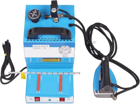 مكواة بخار كهربائية صناعية، مكواة بخار تجارية بقدرة 900 وات مع غلاية 1600 وات ومقبض عملي، بخار ودرجة حرارة قابلة للتعديل لمتاجر الملابس والمغاسل والمصانع ومحلات الستائر in Kuwait