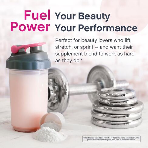 NeoCell Creatine Monohydrate Powder | 10 oz | with Multi Collagen Peptides | Hair, Skin & Nails Supplement | Unflavored | for Women and Men in Kuwait