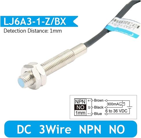 LJ6A3-1-Z/BY PNP NPN NO M6 القرب التبديل حثي الاستشعار تيار مستمر التيار المتناوب 12 فولت in Kuwait