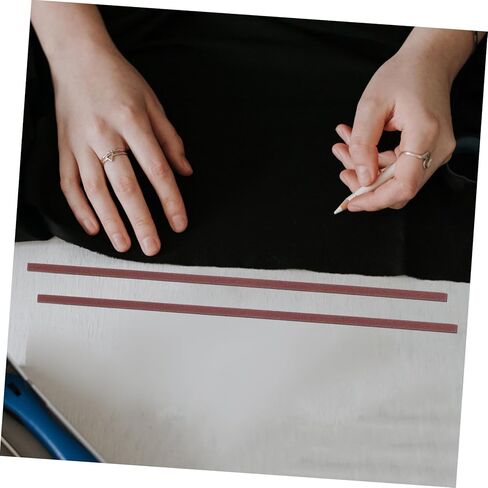 Cabilock 1000pcs Self Adhesive Sanding Strips for Tailoring Fine Grit Sandpaper for Precision Cutting for Garment Creation Flexible Sizing for Various Templates in Saudi Arabia