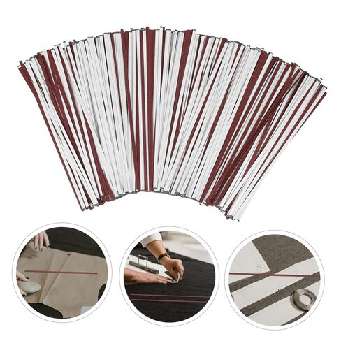 GANAZONO 1000pcs Self Adhesive Sandpaper Strips for Tailoring Slip Abrasive Twigs for Efficient Cutting and Crafting Sewing Studios for Garment Making and Modifications in Saudi Arabia