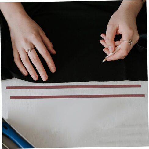 Generic 1000pcs Self Adhesive Sandpaper Strips Fine Grit Sanding Twigs for Tailoring Crafting Sewing Studios Quick Setup Flexible Sizing Slip Design in Saudi Arabia