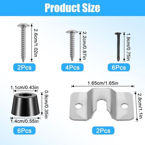 Molain 2 Sets Portable Dartboard Holder Wall Mounting Bracket Kit, Dartboard Hanging Hardware with Screws Stabilizers for Wall Mounting Dartboards Bracket for Hanging Dartboards Accessories in Saudi Arabia