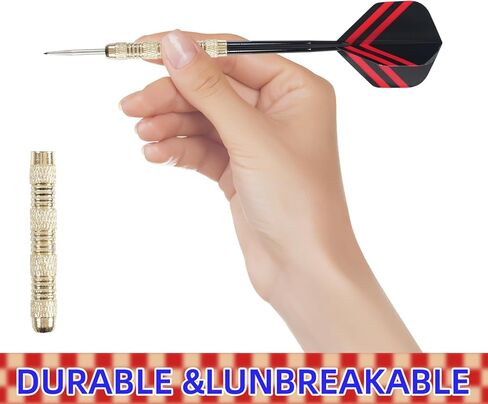 سهام بأطراف معدنية، سهام بأطراف فولاذية، سهام معدنية احترافية، مجموعة سهام بأطراف معدنية، سهام معدنية للوحة رمي السهام، 18 قطعة ﻿ in Kuwait