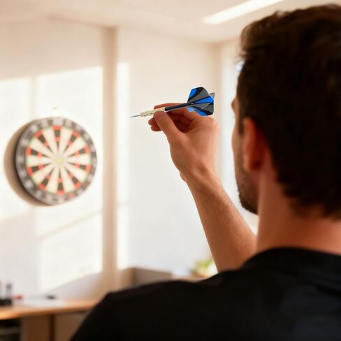 سهام بأطراف معدنية، سهام بأطراف فولاذية، سهام معدنية احترافية، مجموعة سهام بأطراف معدنية، سهام معدنية للوحة رمي السهام، 18 قطعة ﻿ in Kuwait