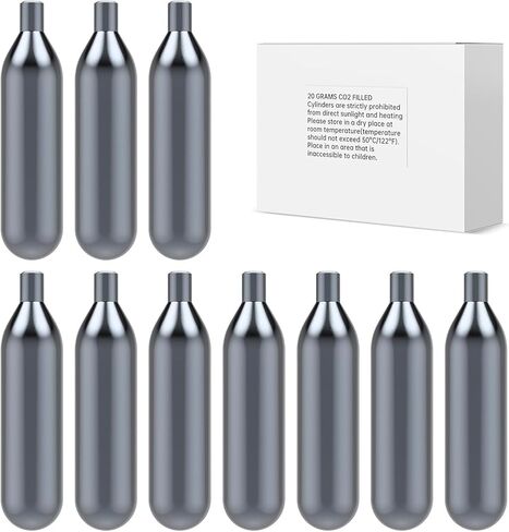 10 عبوات 20 جرام من خراطيش ثاني أكسيد الكربون غير الملولبة لأداة تنظيف خط تصريف جالو جالو، خراطيش مسدس تصريف ثاني أكسيد الكربون in Kuwait