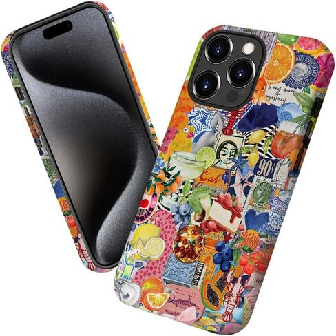 Case for iPhone 14 Pro Max,Fan Motorsports Driver Colorful Orange Phone Case Military-Grade Drop Protection Cover for Women Girl - Frosted in Saudi Arabia