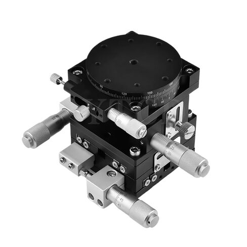 XYZR axis 60 * 60mm LT60-LM Slide V-Shaped 4-axis fine-Tuning Platform 29.4N in Kuwait
