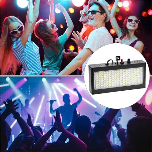QWORK 270 LED Strobe Light Mini, Super Bright Flash Stage Lighting for Halloween, Party Light Flashing Lights in Saudi Arabia