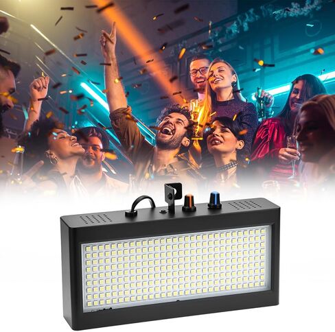 QWORK 270 LED Strobe Light Mini, Super Bright Flash Stage Lighting for Halloween, Party Light Flashing Lights in Saudi Arabia