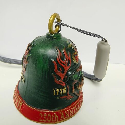 3D Skull Motorcycle Guardian Bell, 250th Anniversary Marine Corps Motorcycle Bell, Good Luck Bells for Motorcycle, Safe Pendant Motorcycle Accessories for Men Biker, Guard Riding Safety(2.5in*2.5in) in Saudi Arabia