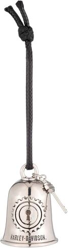 جرس ركوب هارلي ديفيدسون بقفل ومفتاح H-D، لمسة نهائية فضية in Kuwait