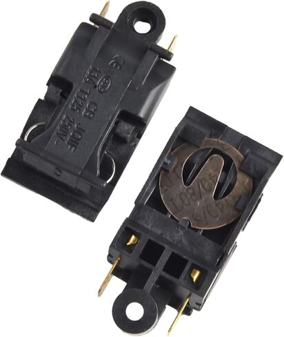 Electric Kettle Thermostat Switch 250V 13A/16A Automatic Power Off Safety Control for Steam Kitchen Appliances, 2 Pack(13A) in Saudi Arabia