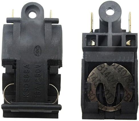 Electric Kettle Thermostat Switch 250V 13A/16A Automatic Power Off Safety Control for Steam Kitchen Appliances, 2 Pack(13A) in Saudi Arabia