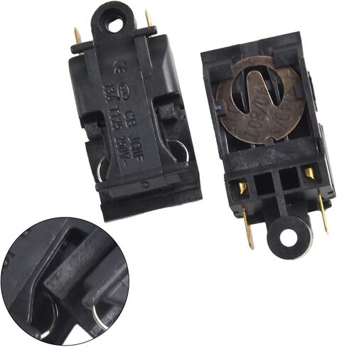 Electric Kettle Thermostat Switch 250V 13A/16A Automatic Power Off Safety Control for Steam Kitchen Appliances, 2 Pack(13A) in Saudi Arabia