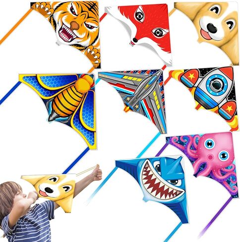 YongnKids 6 حزمة طائرة ورقية صغيرة للأولاد والبنات الذين تتراوح أعمارهم بين 3-5 4-8، الطائرات الورقية قاذفة الإصبع سهلة للطيران طرد ألعاب الطيران طائرة ورقية للأطفال المراهقين الذين تتراوح أعمارهم بين الشاطئ بارك الفناء الخلفي الرياضة في الهواء الطلق in Kuwait