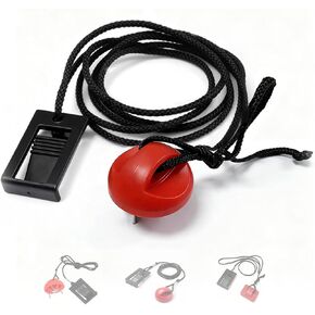 مفتاح أمان جهاز المشي متوافق مع أجهزة المشي NordicTrack، مشبك أمان مغناطيسي بديل للمشي والجري، ABS قوي ومفتاح إيقاف أمان مغناطيسي، من OFTAITP in Kuwait