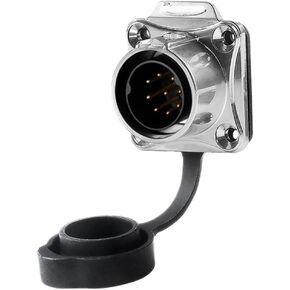 LP-20 aviation socket 9-pin four-hole flange reverse mount with fence female male connector(Flange reverse installation) in Kuwait