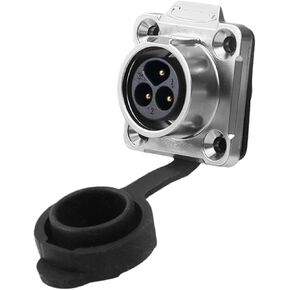 3-pin LP-16 connector female male metal flange box installation aviation socket(Flange reverse installation) in Kuwait