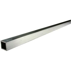 6063 Aluminum Square Tube, 1 Inch Outside Square x 6 Foot 72 Inch Long - 1/8" Thick - 6063-T5 Aluminum Square Tubing, Mill Finish in Kuwait