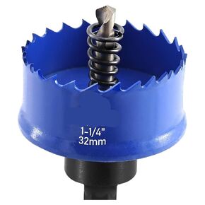 ثقب المنشار ثنائي المعدن خطوة فتاحة للحديد الصلب لوحة النحاس الألومنيوم لوح خشبي ثقب البلاستيك الحفر الأساسية بت (ضياء 25 مللي متر) in Kuwait