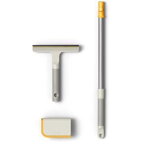 Joseph Joseph CleanTech 3pc Pet Hair Cleaning Tool Set, Manual Rake for Carpet, Upholstery & Furniture with Extension Pole in Kuwait