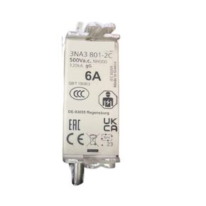 الصمامات الأساسية فيوز 3NA3801-2C 6A NH000-gG 3NA38012C in Kuwait
