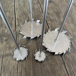 قرص تشتيت من الفولاذ المقاوم للصدأ 304، مجداف التحريك المسنن، شفرة تشتيت مستديرة (قضيب 8 × 250 مم) in Kuwait