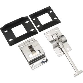 Durable T Style Door Catch Set with ABS Plastic for Entry, Stainless Steel Entry Door Latch Holder, Convenient for Most RV and Fifth Wheel Trailer in Kuwait