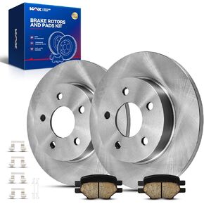 KAX Rear Brake Kit, Carbon Fiber Ceramic Brake Pads and Rotors | Fits Ford Explorer 2006-2010, Ford Explorer Sport Trac 2007-2010, Mercury Mountaineer 2006-2010, Automotive Replacement Brake Kit in Kuwait