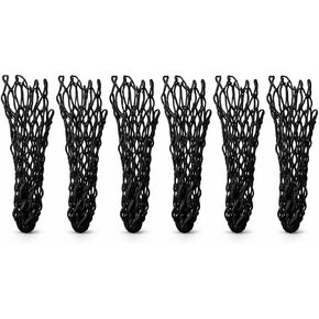 Alomejor Pool Table Nets, Hollow Out Design Billiards Pocket Nets, 6PCS Black Set for Training Practice Home Entertainment Professional Players in Kuwait