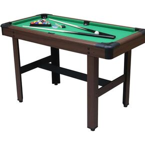 Billiard Tables, 48 Inch Wooden Mini Pool Table with 16 Balls, 2 Cue Sticks, 2 Chalks and Brush, Snooker Table Mini Pool Table for Kids, Family, Party in Kuwait