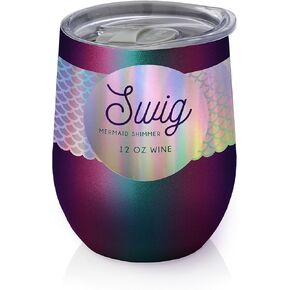 في بعض الأحيان يتم تصنيع Swig 12oz من Wine-Mermaid Shimmer in Kuwait