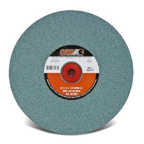 CGW Abrasives 12X11/2X11/4 T1 GC80IV Green Silicon Carbide Vitrified Bench and Pedastal Wheels Type 1 - Wheel 1 Pack in Kuwait