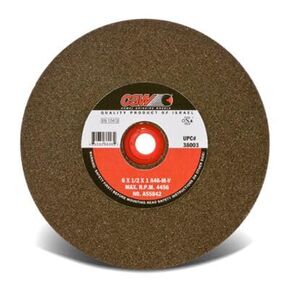 CGW Abrasives 8X1X1-1/4 T1 A46MV Brown Aluminum Oxide Vitrified Bench and Pedastal Wheels Type 1 - Wheel 1 Pack in Kuwait