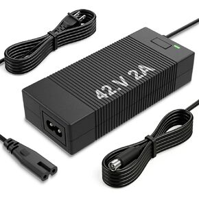 42V 2A Electric Scooter Charger Compatible with Volpam SP06 SP03 GS, Segway Ninebot MAX G30 G2 ES2 ES4 E22 F40 F30 D40 D28 F2 E2 Pro, 36V Lithium Battery Power Supply Adapter, 8.0mm RCA (1-Pin) Plug in Kuwait