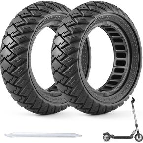 10x3 Scooter Tire, 2pcs 255 * 80 Solid Off-road Scooter Tires, Replacement Wheel Compatible with Zero 10X/ Vsett 10+/ Kugoo M4& M4 Pro/Techlife X7& X7s& X8& X8s/Motus PRO 10/ Joyor Y6S& S10S in Kuwait