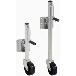 Boat Trailer Jack with Wheel - Lift Swivel Trailer Jack, Heavy Duty Trailer Jack, 1200Lbs Swivel Trailer Tongue Jack, Adjustable Swivel Mount, with 6In Wheel F,Black in Saudi Arabia