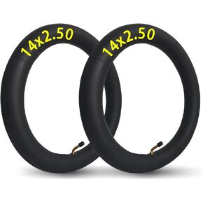 2-حزمة 14x2.50 الأنبوب الداخلي 14x2.5 14x2.10 14x2.125 14x2.25 14x2.40 الأنبوب الداخلي للدراجة 14 بوصة أنبوب الدراجة مع ساق صمام منحني in Kuwait