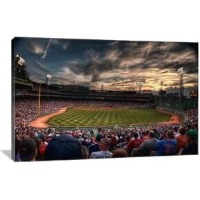ArtsyCanvas Fenway Park at Sunset 36" x 24" Gallery Wrapped Canvas Wall Art in Saudi Arabia
