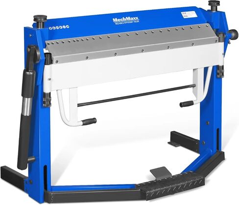 Mechmaxx 50 بوصة بمشبك القدم ومكابح الصندوق، آلة طي الصفائح المعدنية الخفيفة، زاوية الانحناء 0–135 درجة، رفع التثبيت 1.9 بوصة، عمق الصندوق 2 بوصة، الموديل PBA5014 in Kuwait