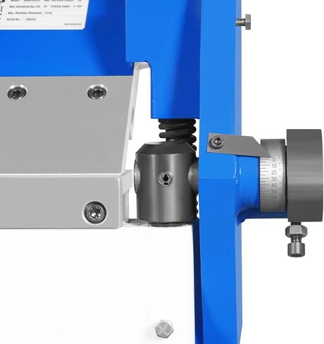 Mechmaxx 50 بوصة بمشبك القدم ومكابح الصندوق، آلة طي الصفائح المعدنية الخفيفة، زاوية الانحناء 0–135 درجة، رفع التثبيت 1.9 بوصة، عمق الصندوق 2 بوصة، الموديل PBA5014 in Kuwait