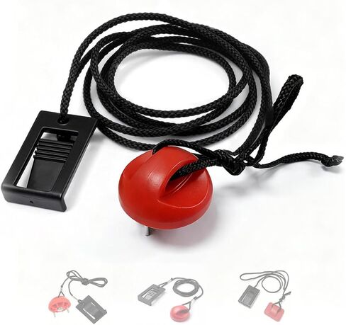 مفتاح أمان جهاز المشي متوافق مع أجهزة المشي NordicTrack، مشبك أمان مغناطيسي بديل للمشي والجري، ABS قوي ومفتاح إيقاف أمان مغناطيسي، من OFTAITP in Kuwait