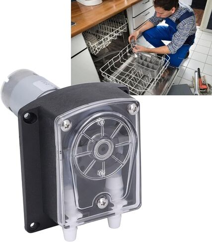 banapoy Peristaltic Pump, 12V DC Dosing Pump 1500ml Min High Peristaltic Dosing Head, Liquid for Washing Machines, Aquariums, Lab Analytic in Saudi Arabia