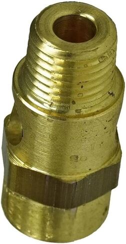 250325 صمام تخفيف ضغط أمان ضاغط الهواء - لاستبدال جزء ضاغط الهواء CAS250325 - صمام منبثق لضغط خزان الضاغط - 1/4 بوصة NPT 325 PSI 255 SCFM طول الصمام: 1-3/4 بوصة أصفر in Kuwait