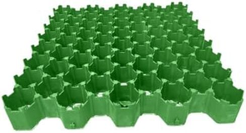 Heavy Duty Grass Parking Grids - Durable Outdoor Pavers for Sidewalks, Walkways, Garden Landscaping & Parking Lots - 4 Grids = 1m² (7cm, Set of 4) in Saudi Arabia