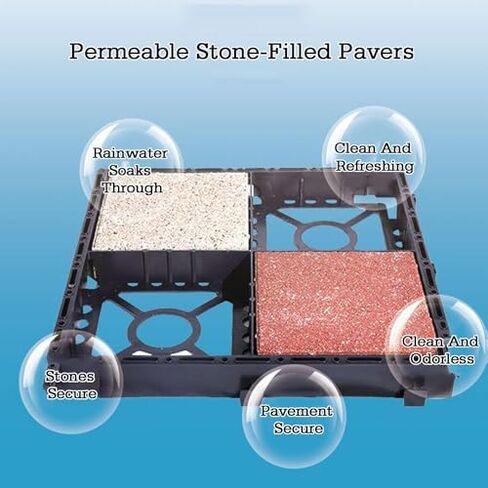 Sidewalk Gravel Grating - Heavy-Duty Concrete Pavers & Plastic Grid Driveway Stabilizer for Ground Reinforcement & Durable Pathways in Saudi Arabia