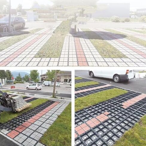 Sidewalk Gravel Grating - Heavy-Duty Concrete Pavers & Plastic Grid Driveway Stabilizer for Ground Reinforcement & Durable Pathways in Saudi Arabia