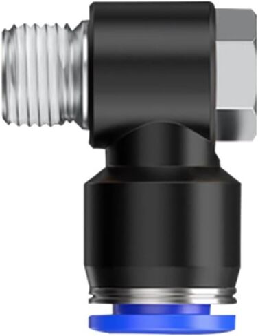 Tracheal Pneumatic Throttle Valve SL6-01 Joint PH8-02/12-04 M5 Component 1Pcs(蓝色SL4-M5) in Kuwait